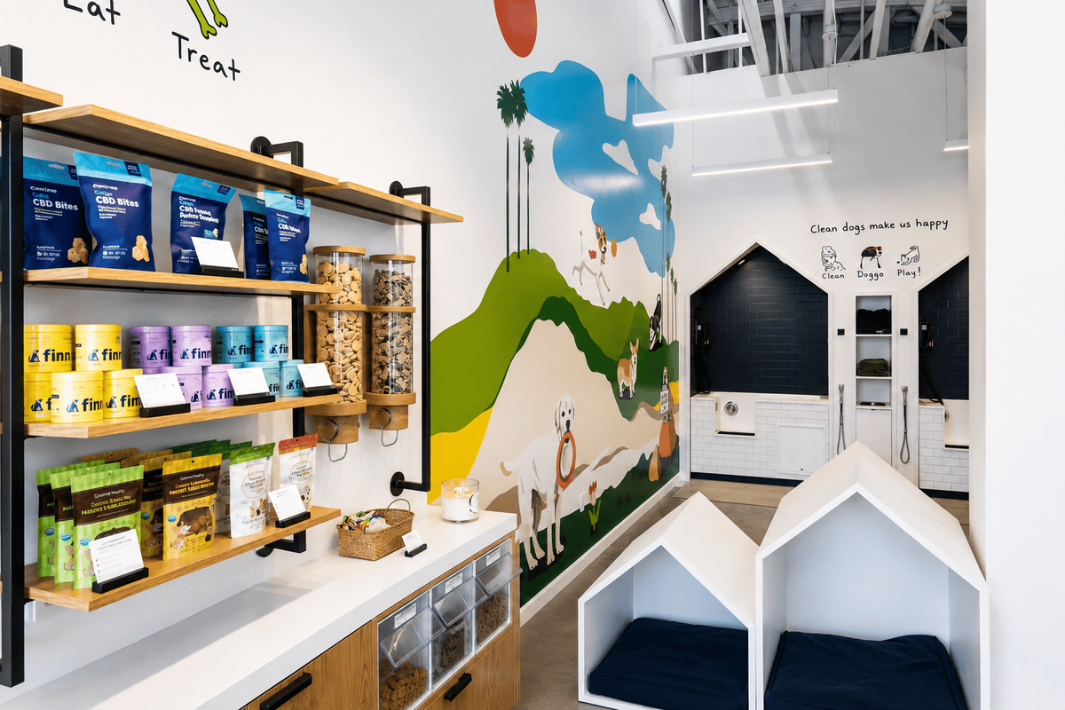 Upon walking into the Bowie Barker West Hollywood location, you are greeted by a open, bright space