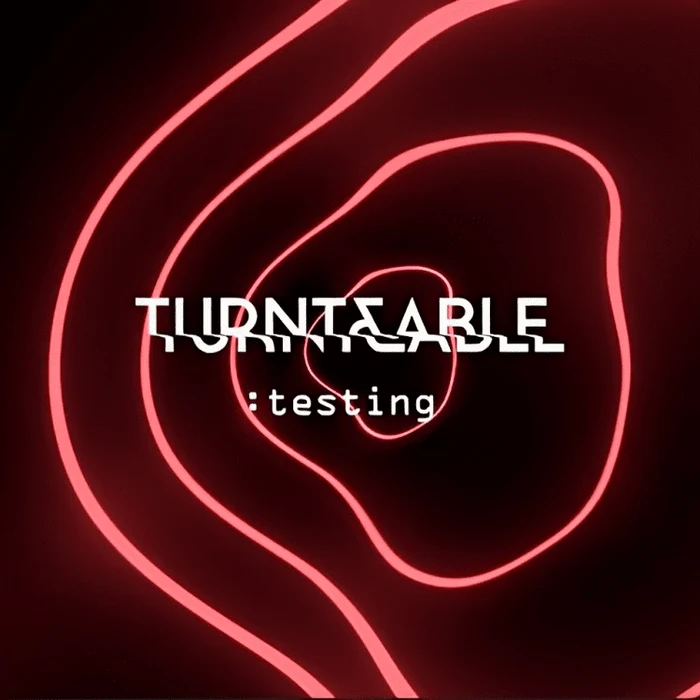 Album cover saying Turnt&Able testing