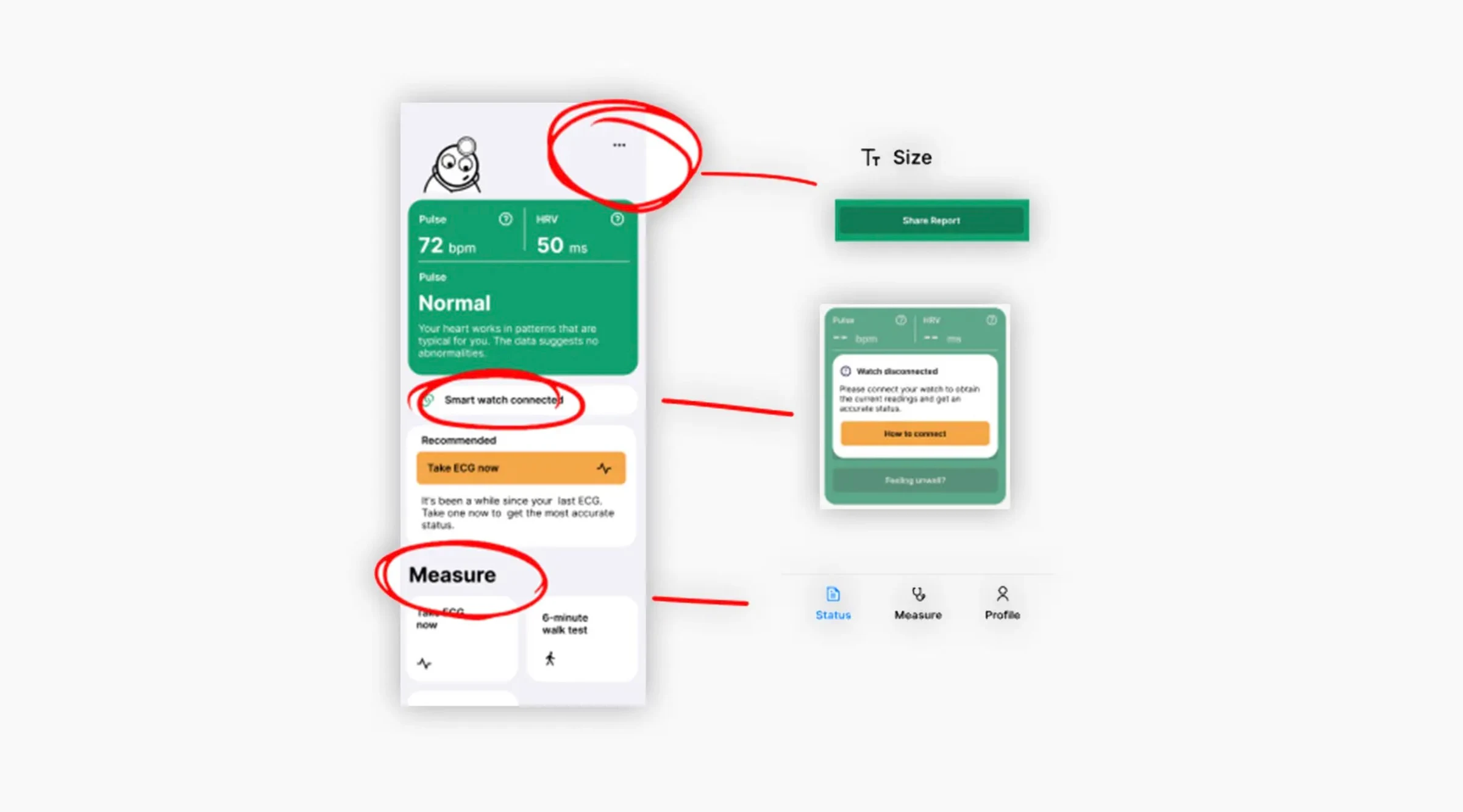 UI Changes made after user testing