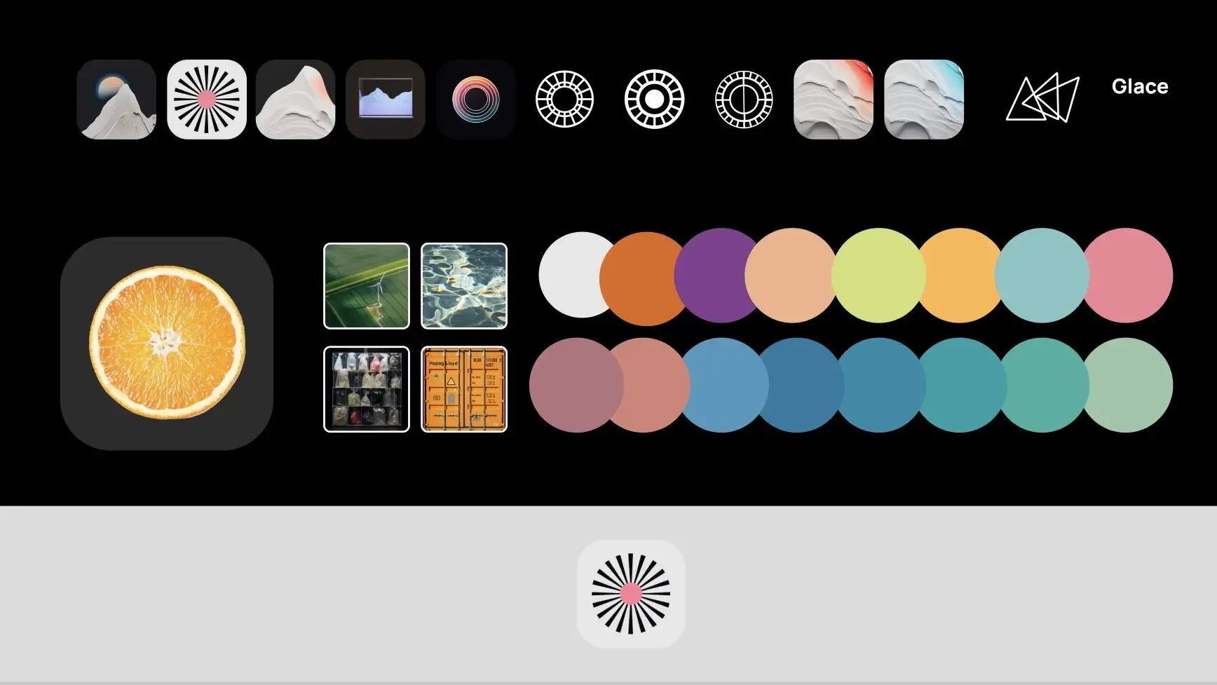 Icon and colour exploration