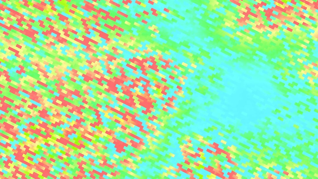 Setiap digit 0-9 dipetakan ke satu warna tetap sehingga sebaran terbaca dalam sekali pandang