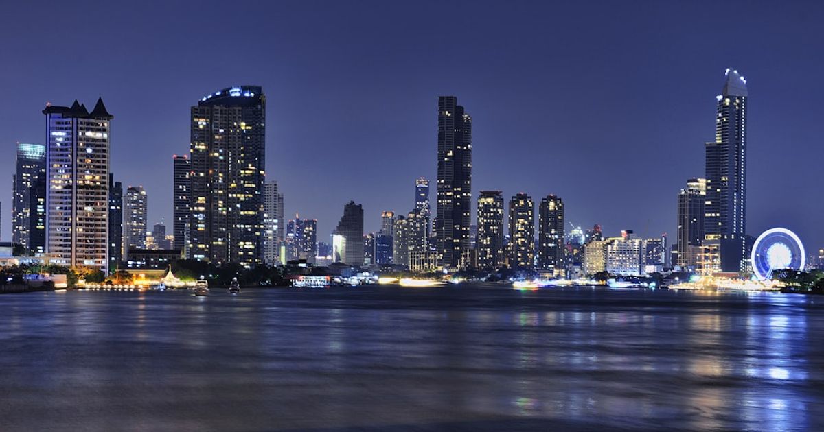 Skyline kota Bangkok, Thailand