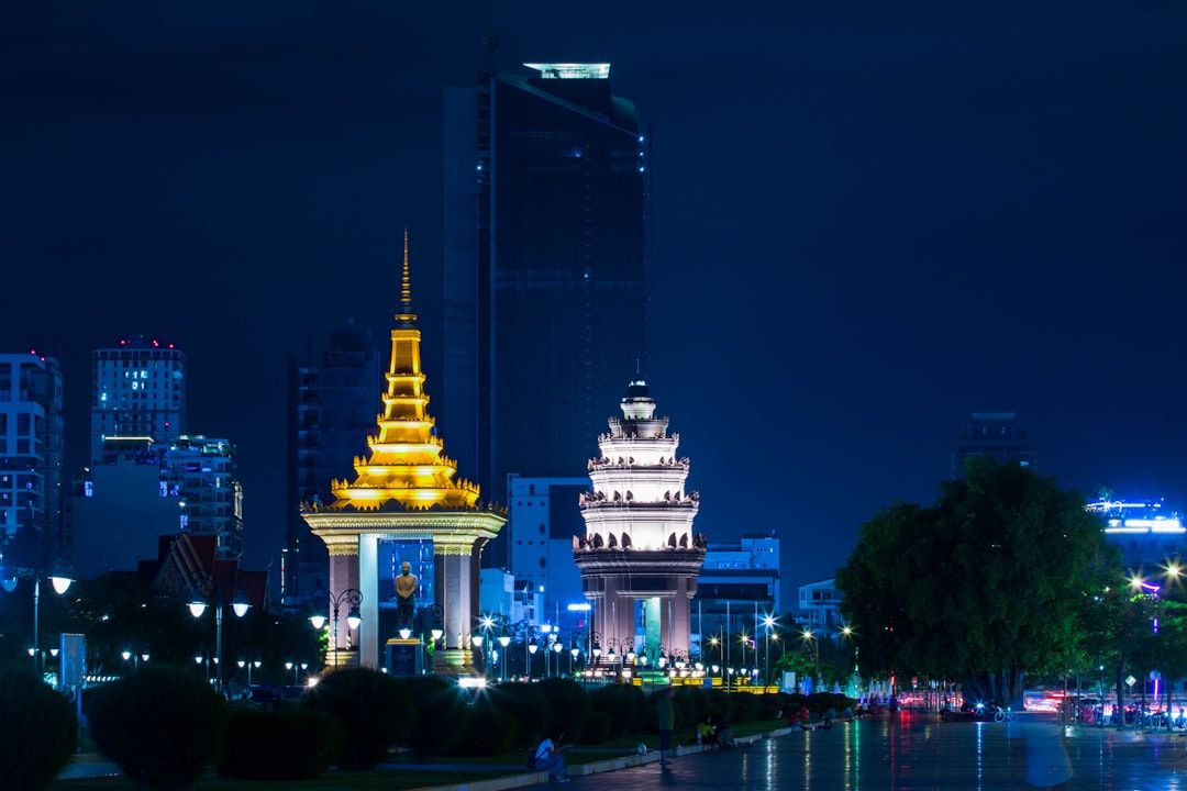 Pemandangan kota Phnom Penh, Kamboja