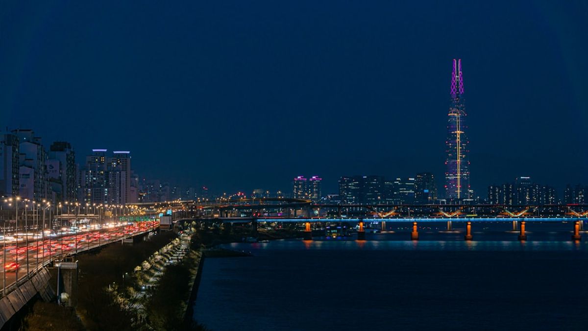 Skyline kota Seoul, Korea