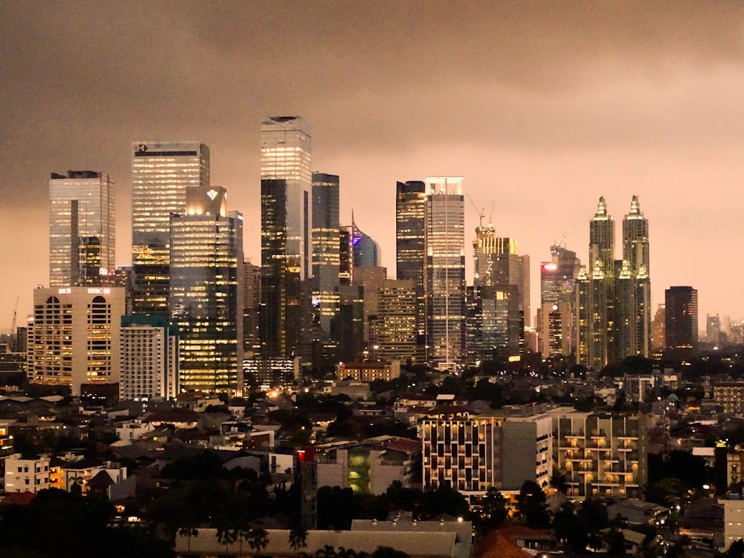 Skyline kota Jakarta, Indonesia