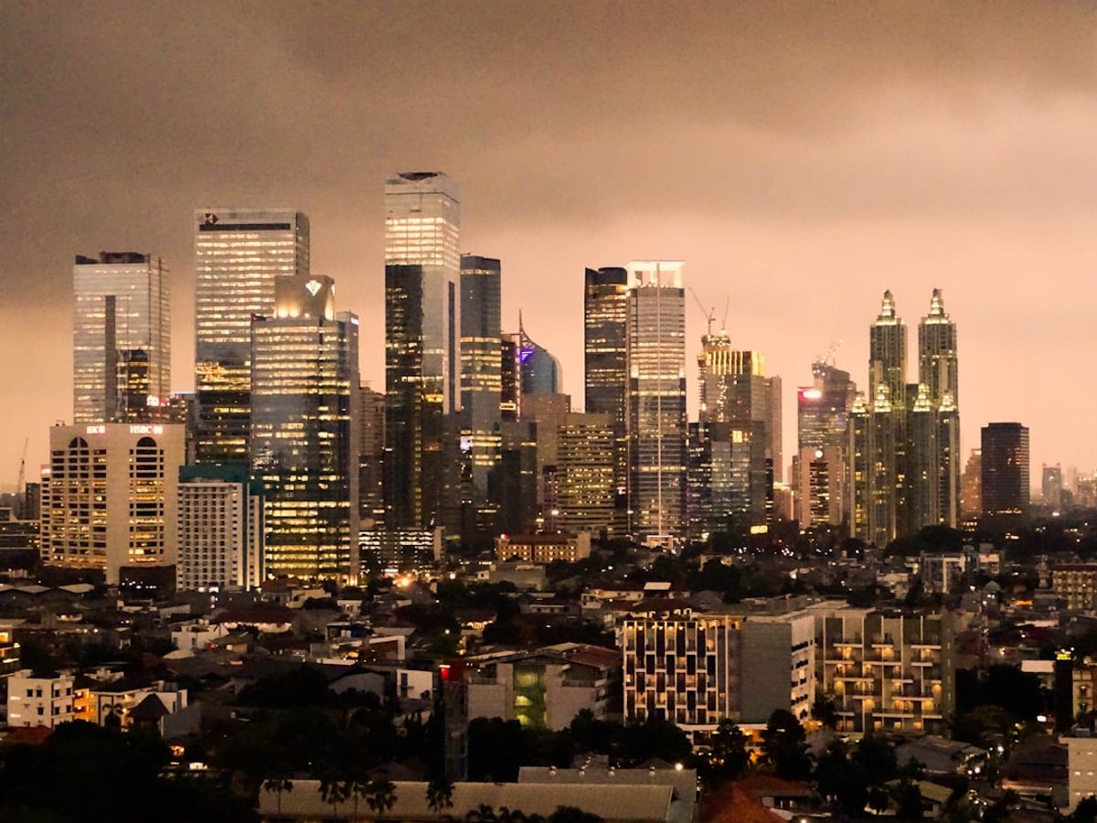 Skyline kota Jakarta, Indonesia