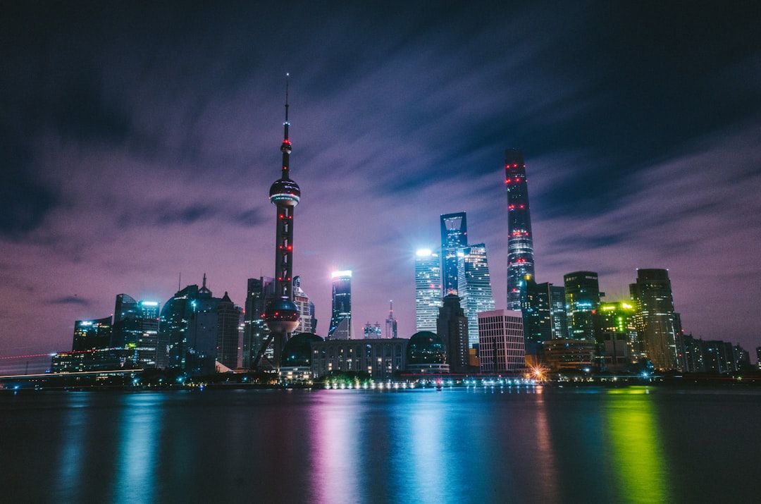 Skyline kota Shanghai, China