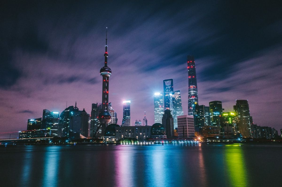 Skyline kota Shanghai, China