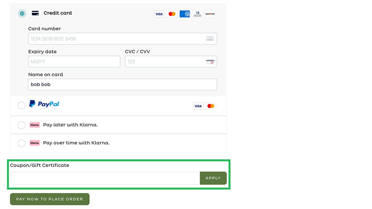 Where to enter your Graham & Brown discount code