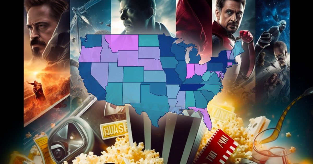 Box Office Superstars: Who made the most in each US state?