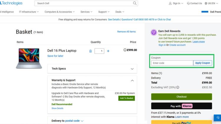 Dell Hashcode DELL Discount Code: 20% Off in July 2026