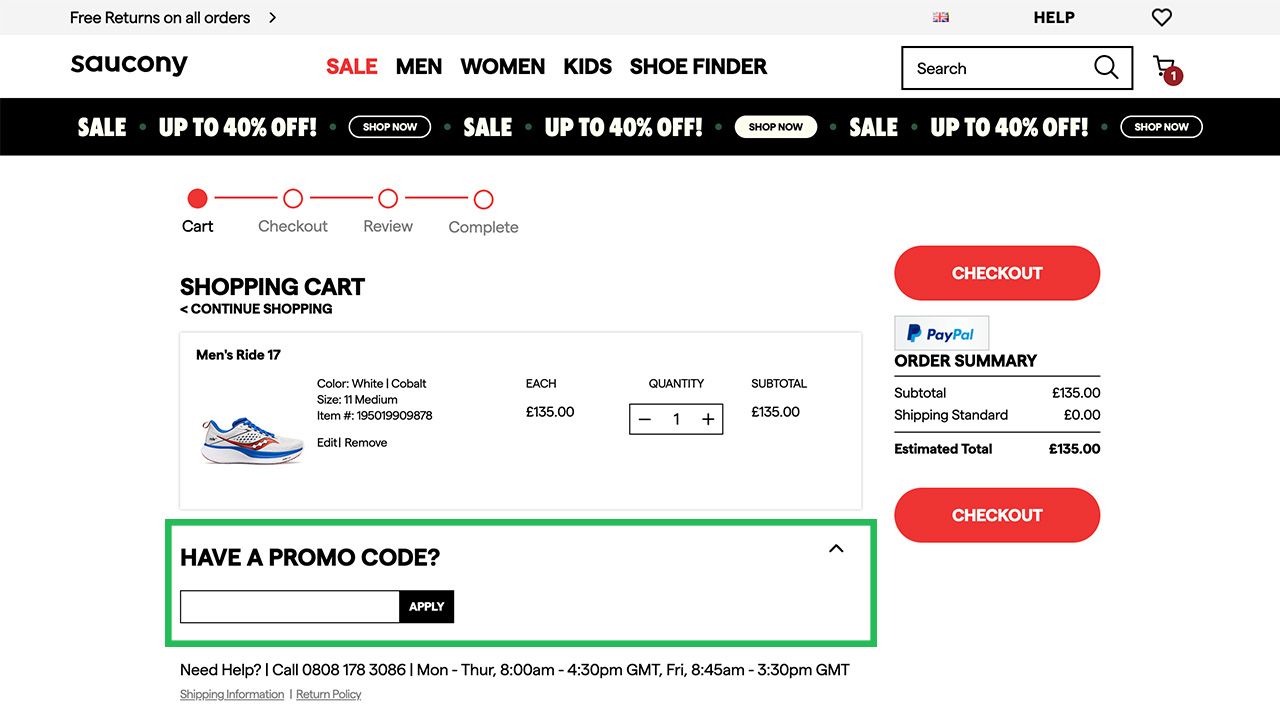 SAUCONY Discount Code: 30% Off in July 2026