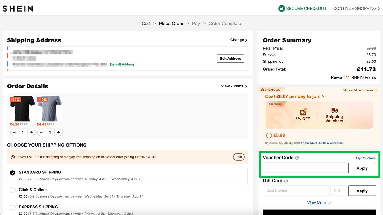 SHEIN Voucher Code: 15% Off in May 2026