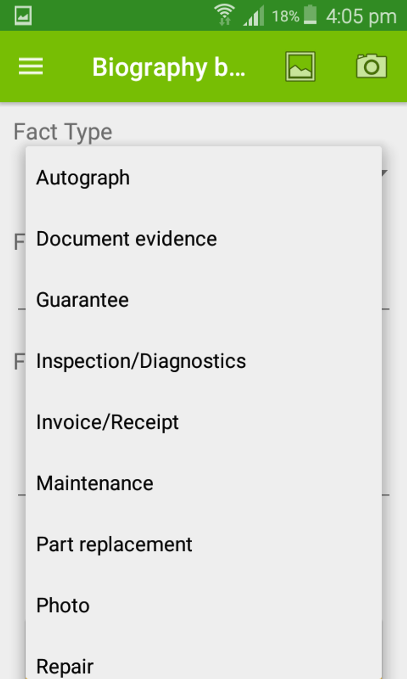 ReCheck Tutorial - Create item fact