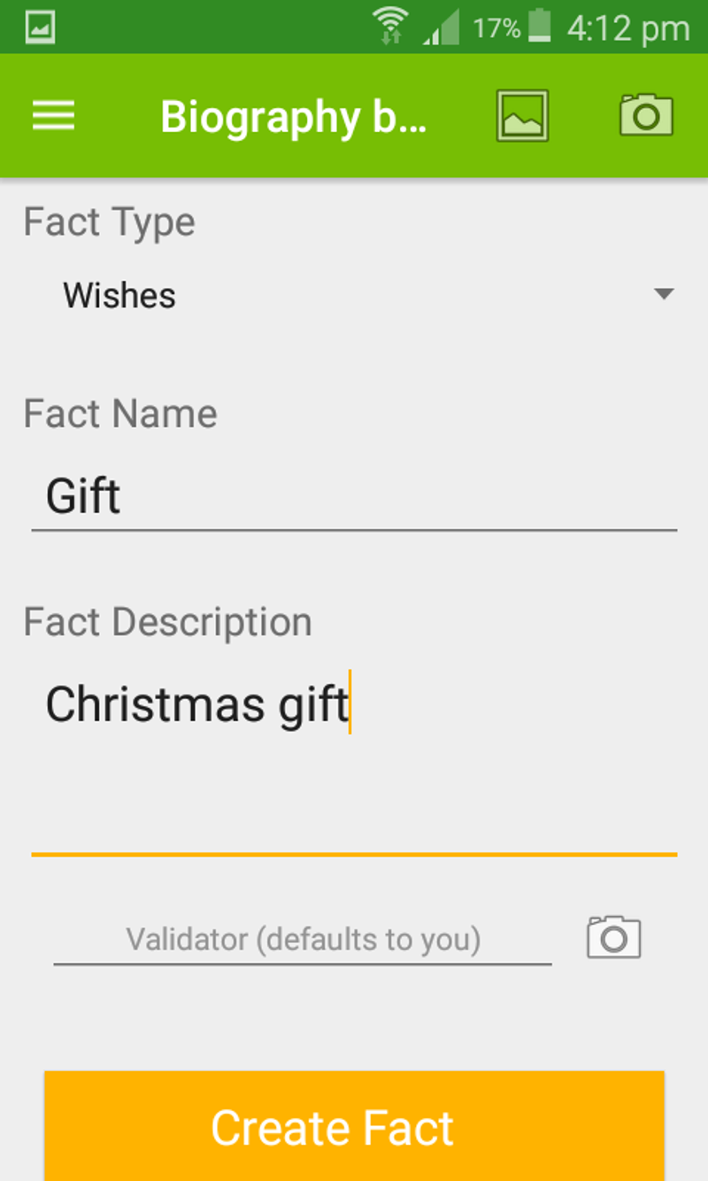 ReCheck Tutorial - Create item fact