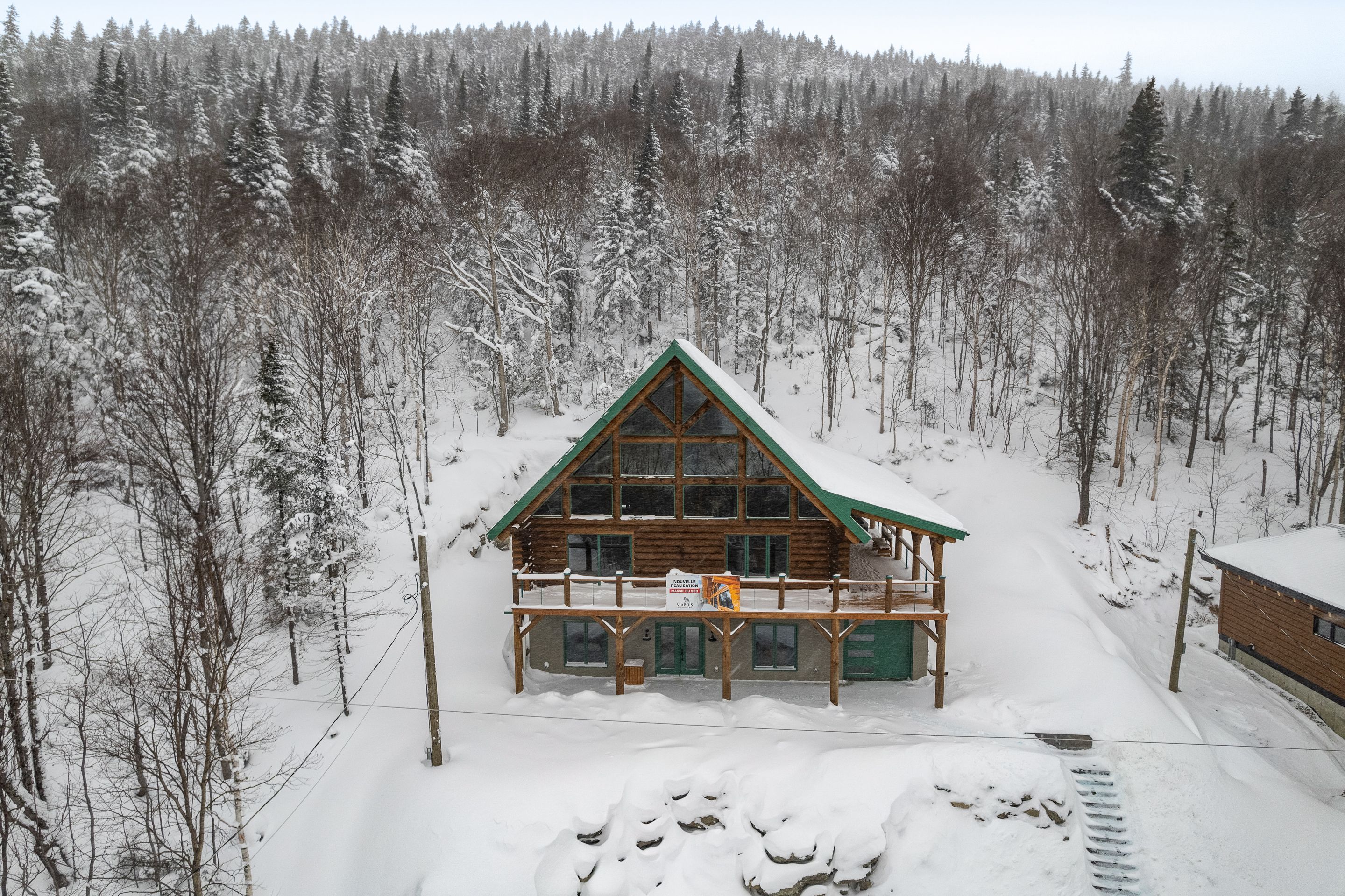 Chalet North Forest — intégration au paysage forestier