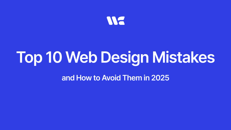 Top 10 Web Design Mistakes (and How to Avoid Them in 2025)