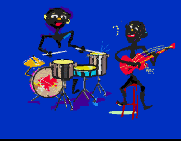 2 guitares et batterie