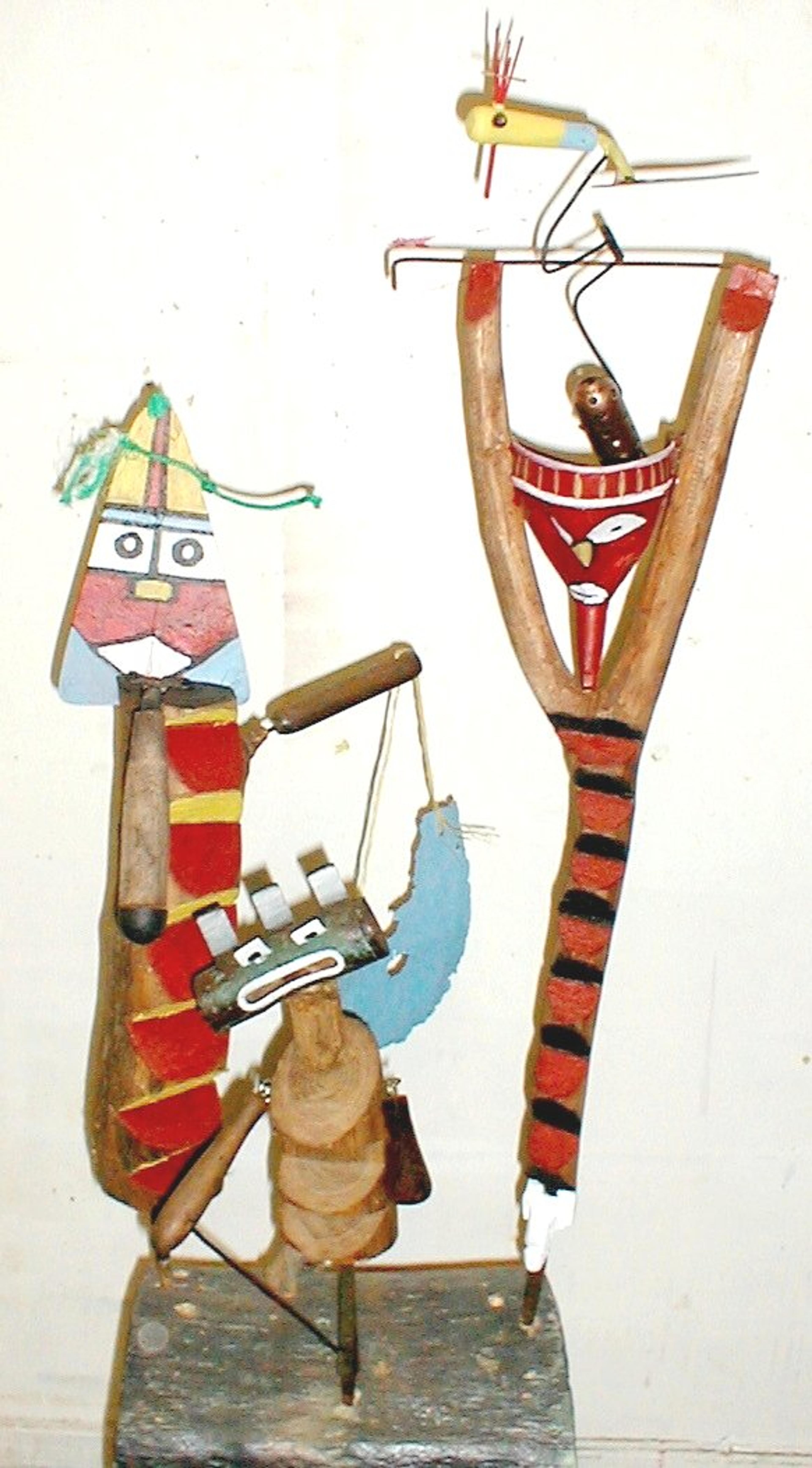 famille à l'oiseau