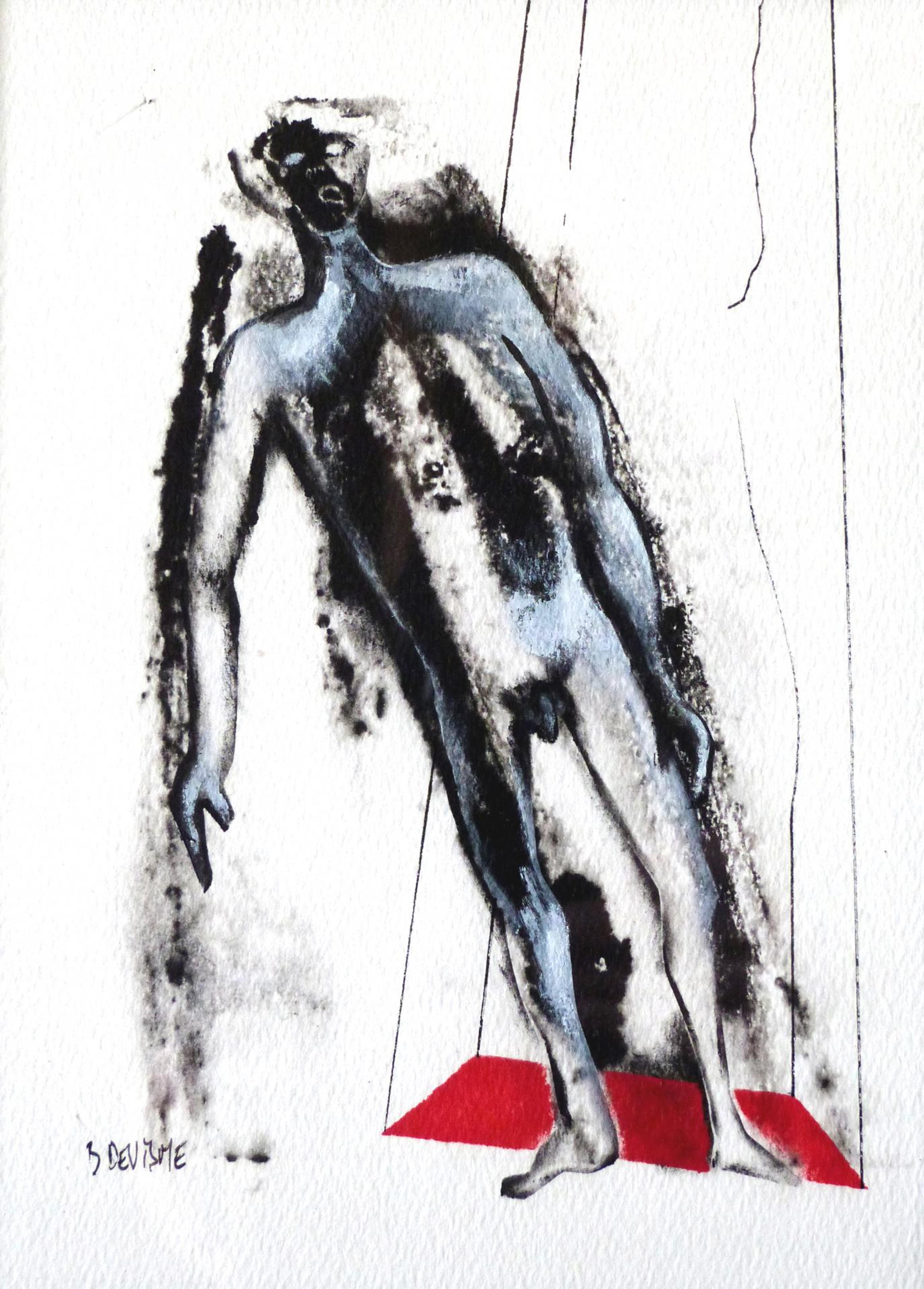 Homme qui penche 3