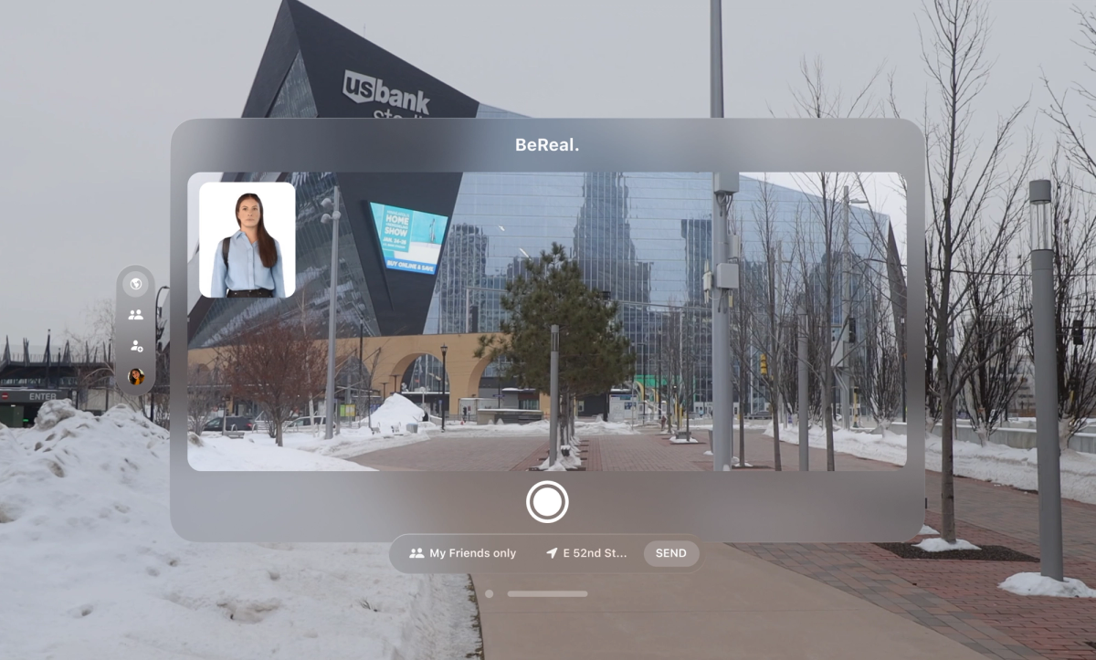 BeReal for Apple Vision Pro