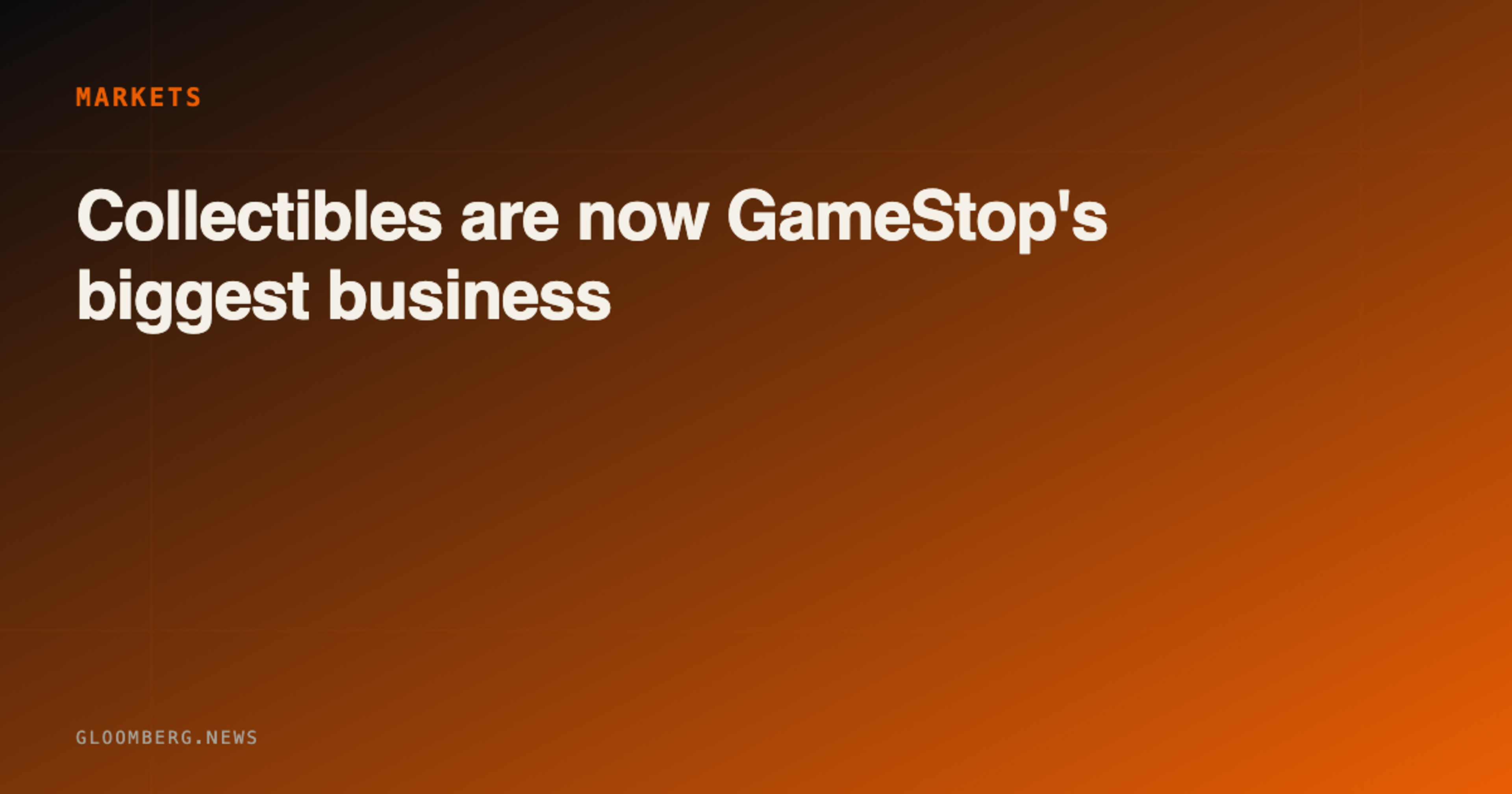 Collectibles are now GameStop's biggest business — and the record profit came from the eBay trade