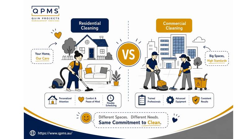 Residential vs Commercial Cleaning: The Real Differences