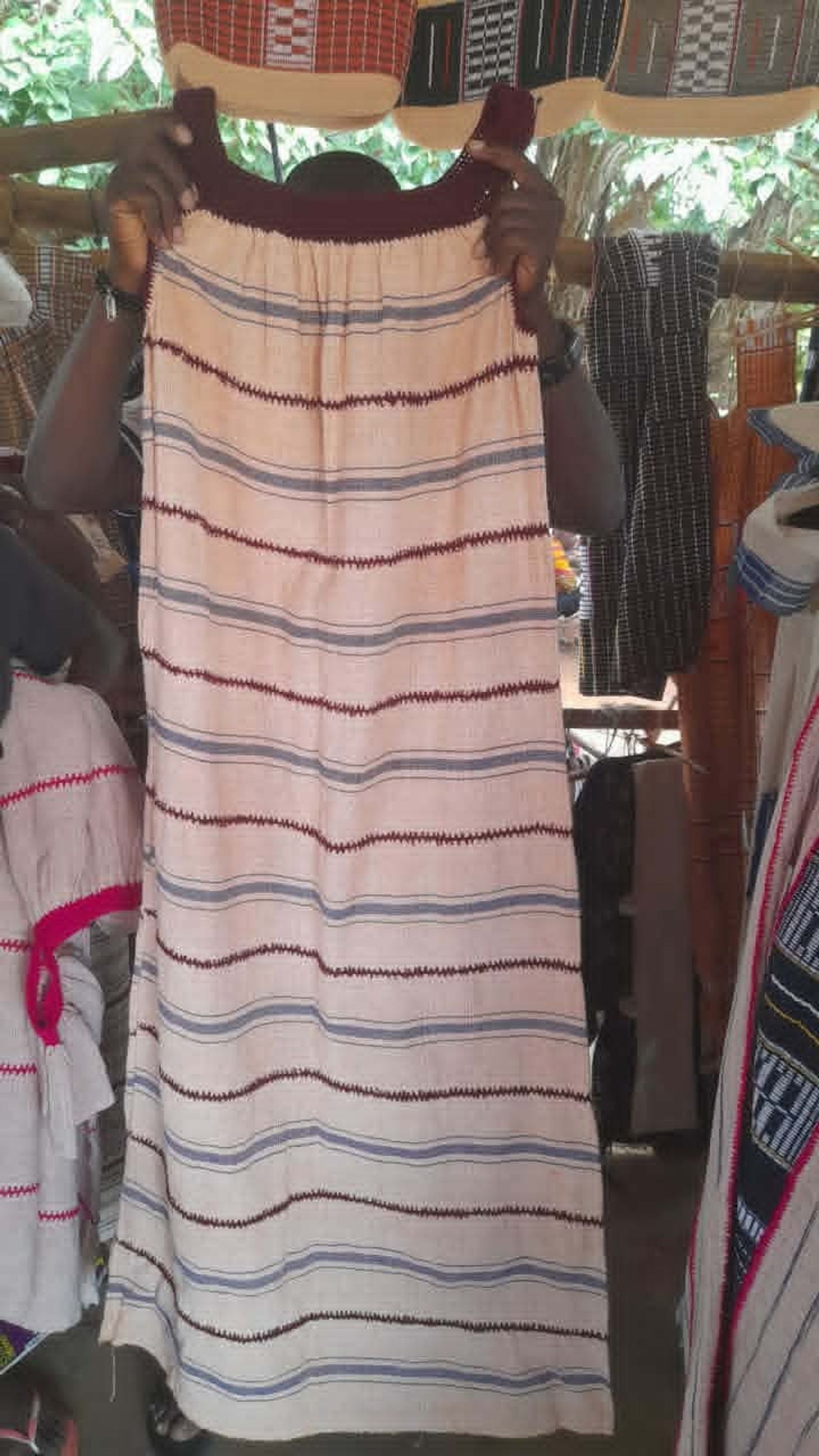 Robe à rayures