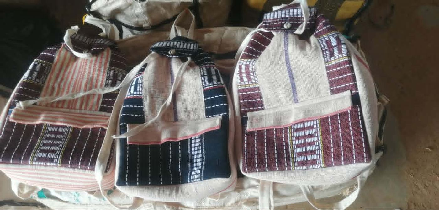 Sac en tissu à motifs