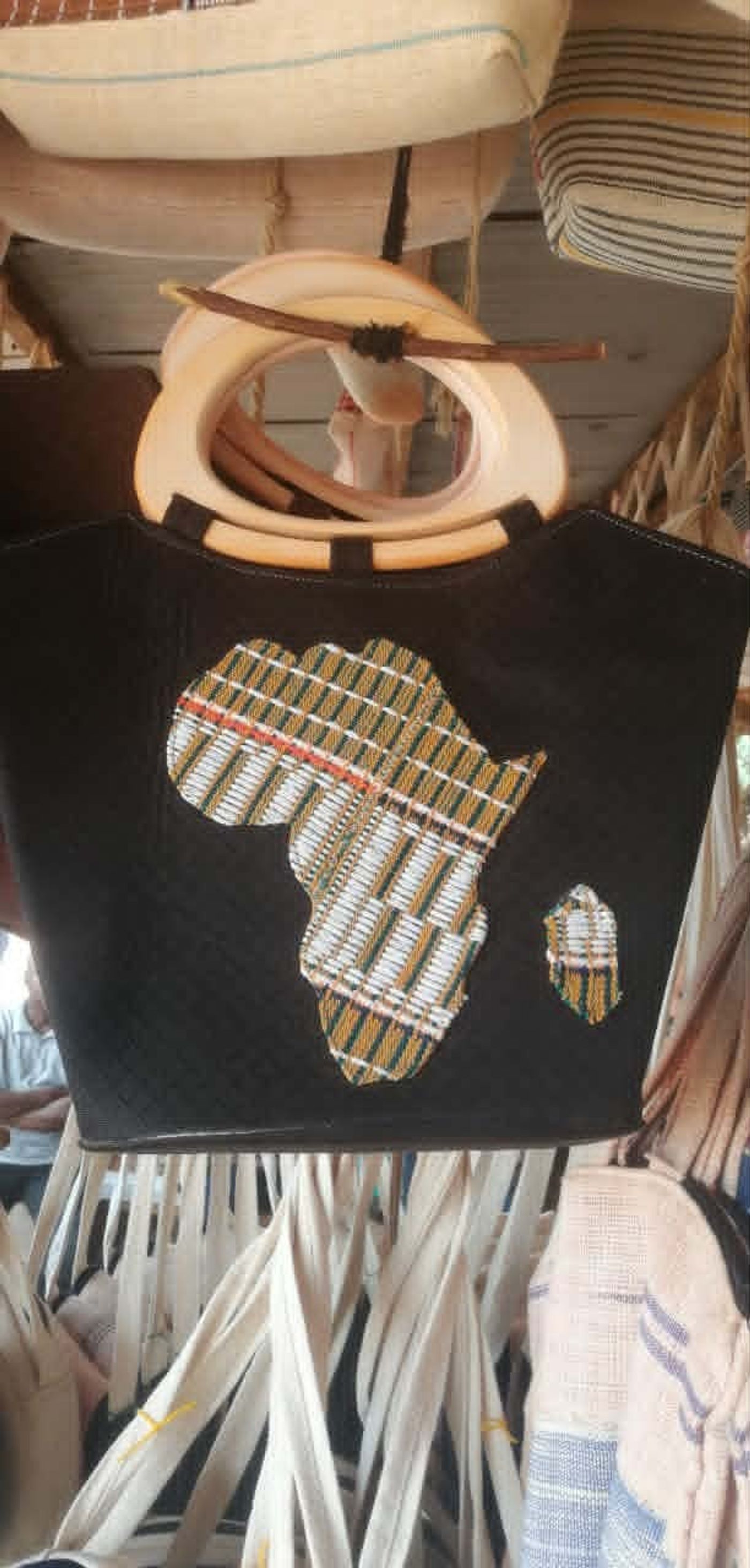 Sac à main avec motif Afrique