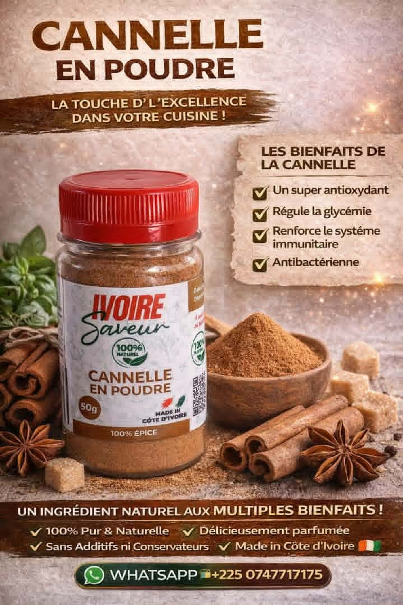 Cannelle en Poudre