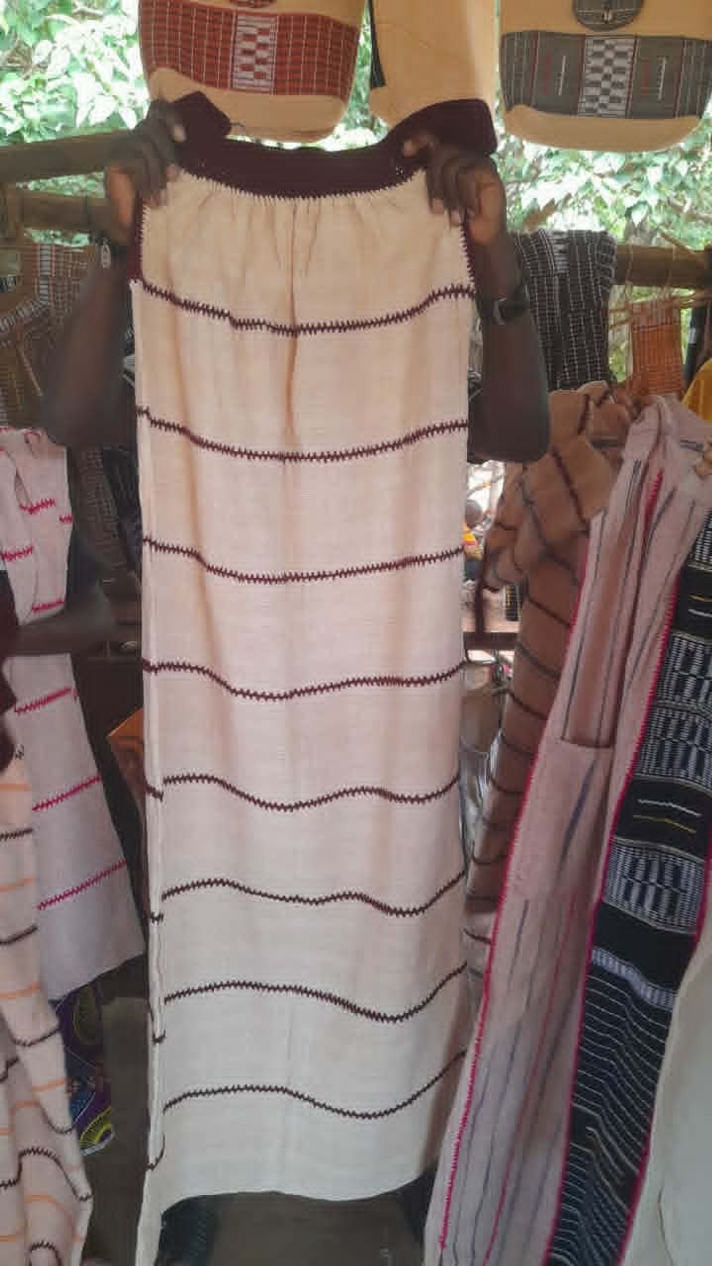 Robe traditionnelle à rayures