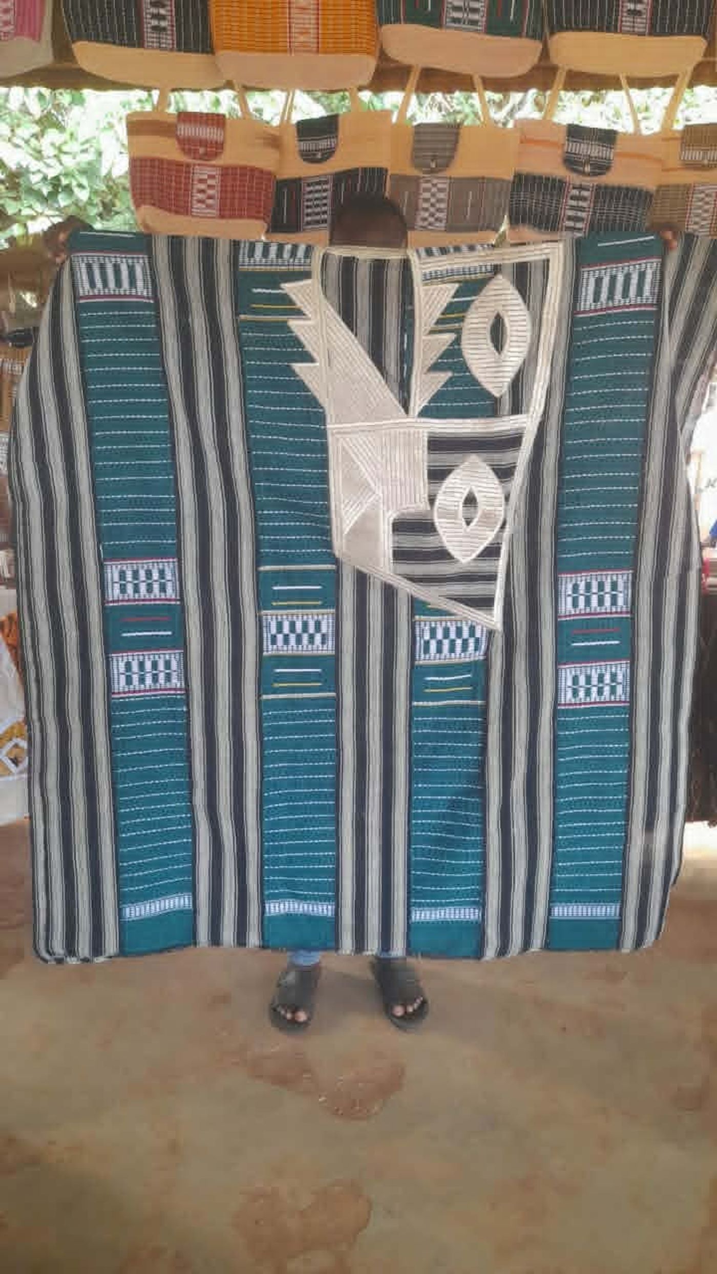 Tissu Traditionnel avec Motif 'Nko'