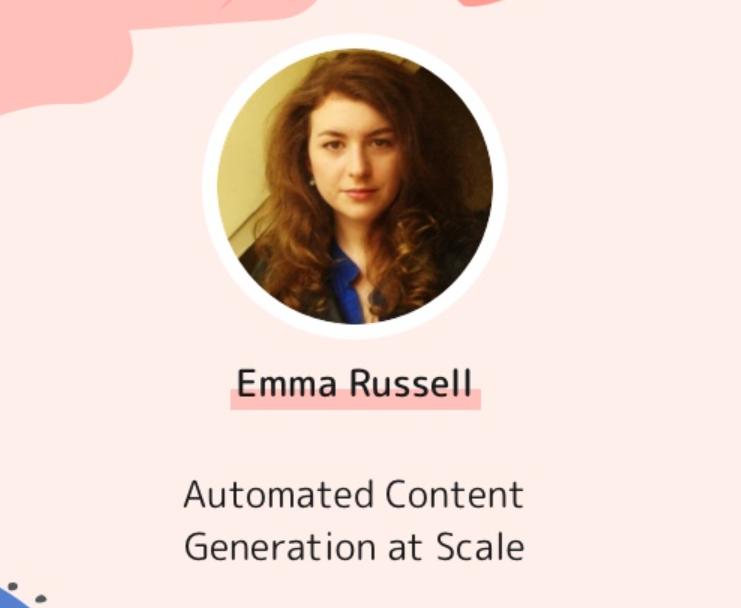 WTSFest 2021 — Automated Content Generation at Scale