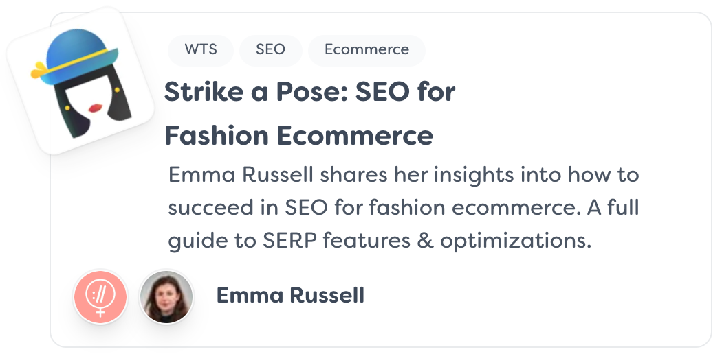 Strike a Pose: SEO for Fashion Ecommerce