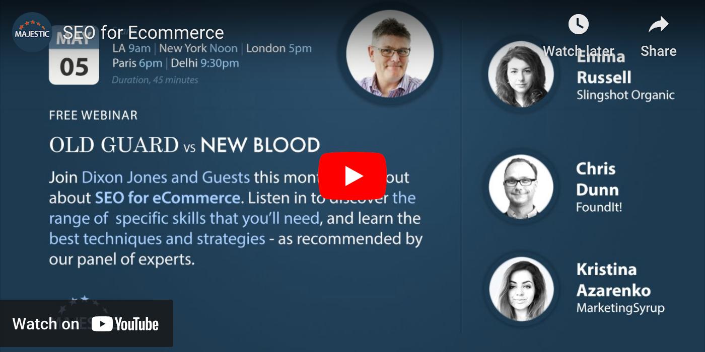 Majestic SEO Webinar - Old Guard vs New Blood