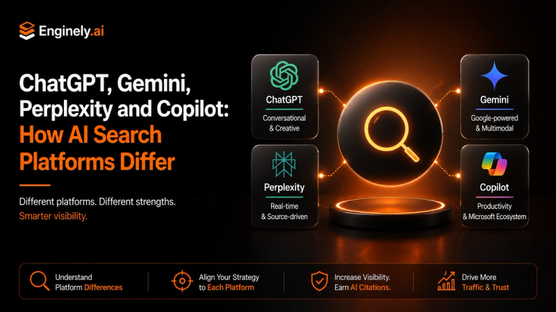 ChatGPT, Gemini, Perplexity and Copilot: How AI Search Platforms Differ