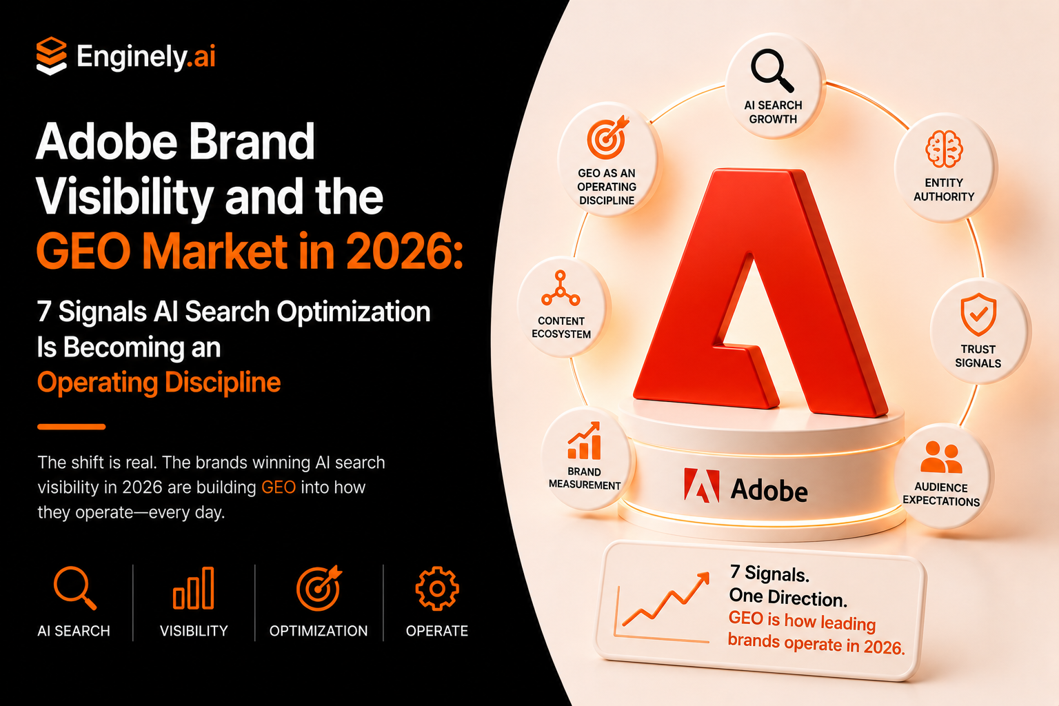 Adobe Brand Visibility and the GEO Market in 2026: 7 Signals AI Search Optimization Is Becoming an Operating Discipline