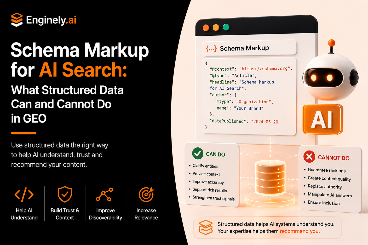 Schema Markup for AI Search: What Structured Data Can and Cannot Do in GEO