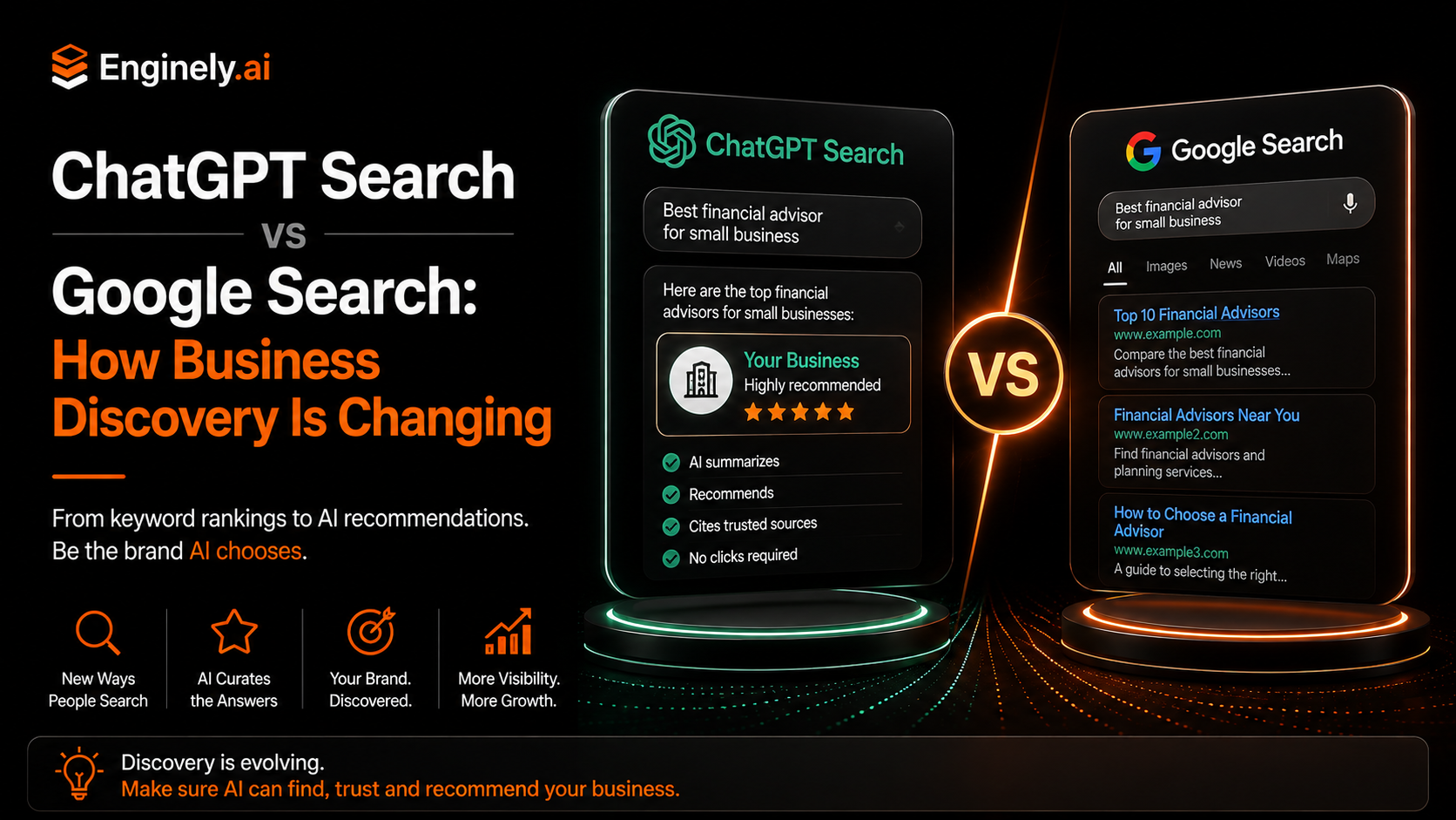 ChatGPT Search vs Google Search: How Business Discovery Is Changing
