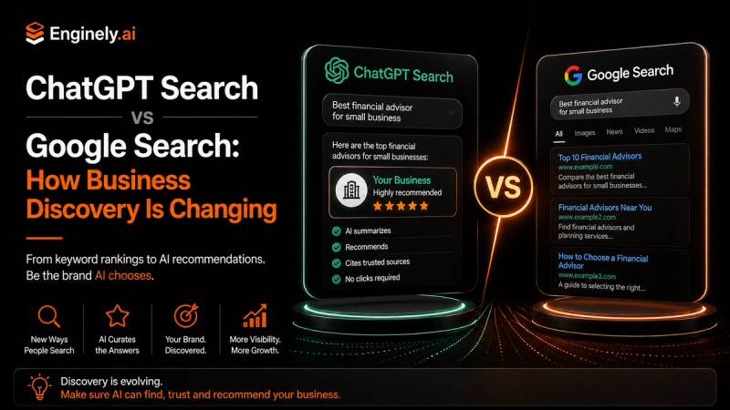 ChatGPT Search vs Google Search: How Business Discovery Is Changing