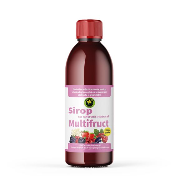 Sirop Multifruct fara zahar 500ml - Hypericum Plant