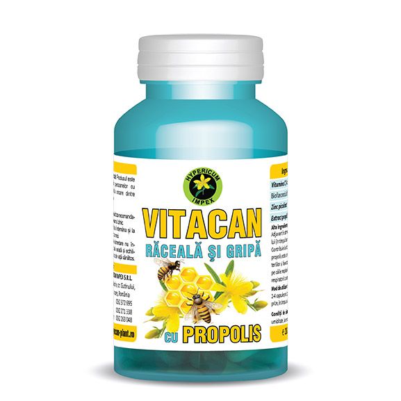 Capsule Vitacan Răceală și Gripă - Hypericum Plant