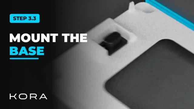 Kora Founders Edition Install 3.3 | Mounting the Powerblocks Base