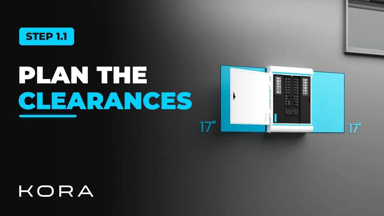 Kora Founders Edition Install 1.1 | Smart Panel Clearances and Location