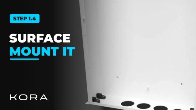 Kora Founders Edition Install 1.4 | Surface-Mount Installation