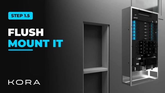 Kora Founders Edition Install 1.5 | Flush-Mount Recess and Backing