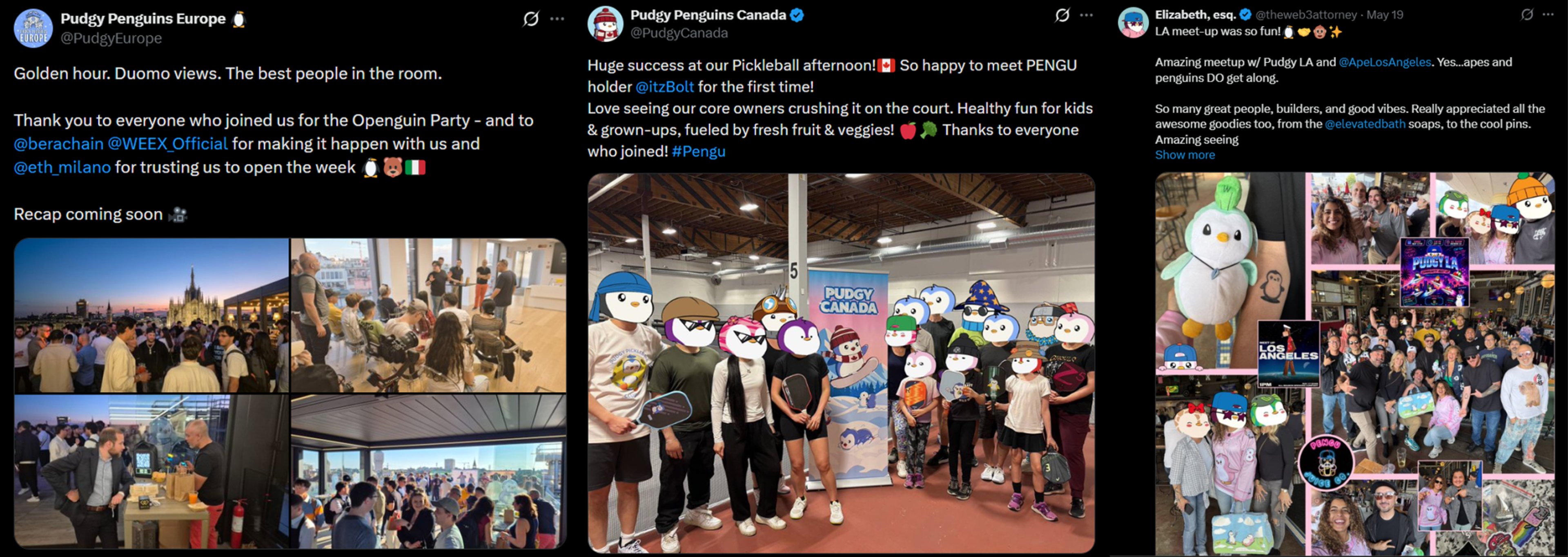 Global Pudgy Meetups