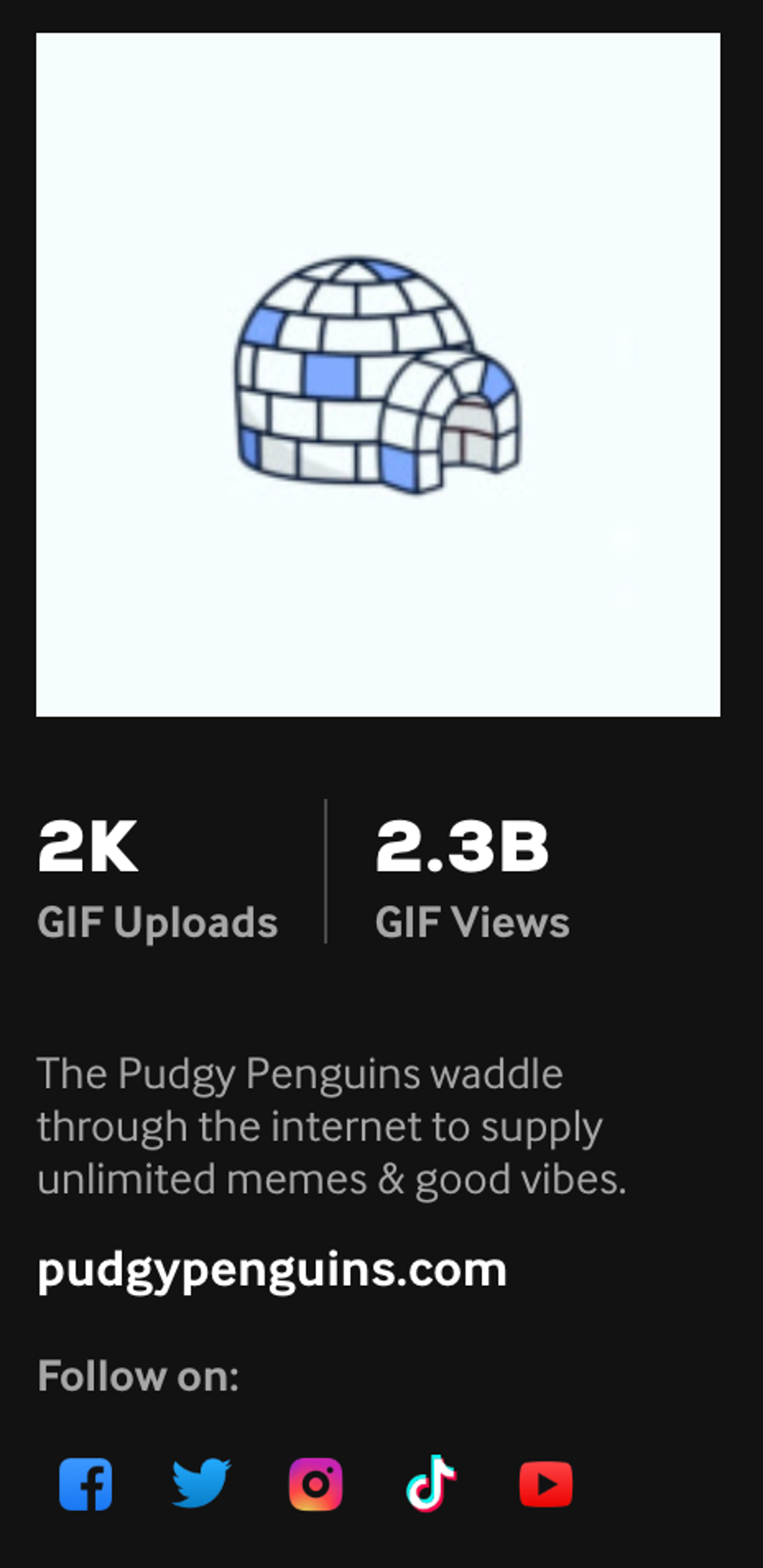 Giphy Pudgy Penguins 2023