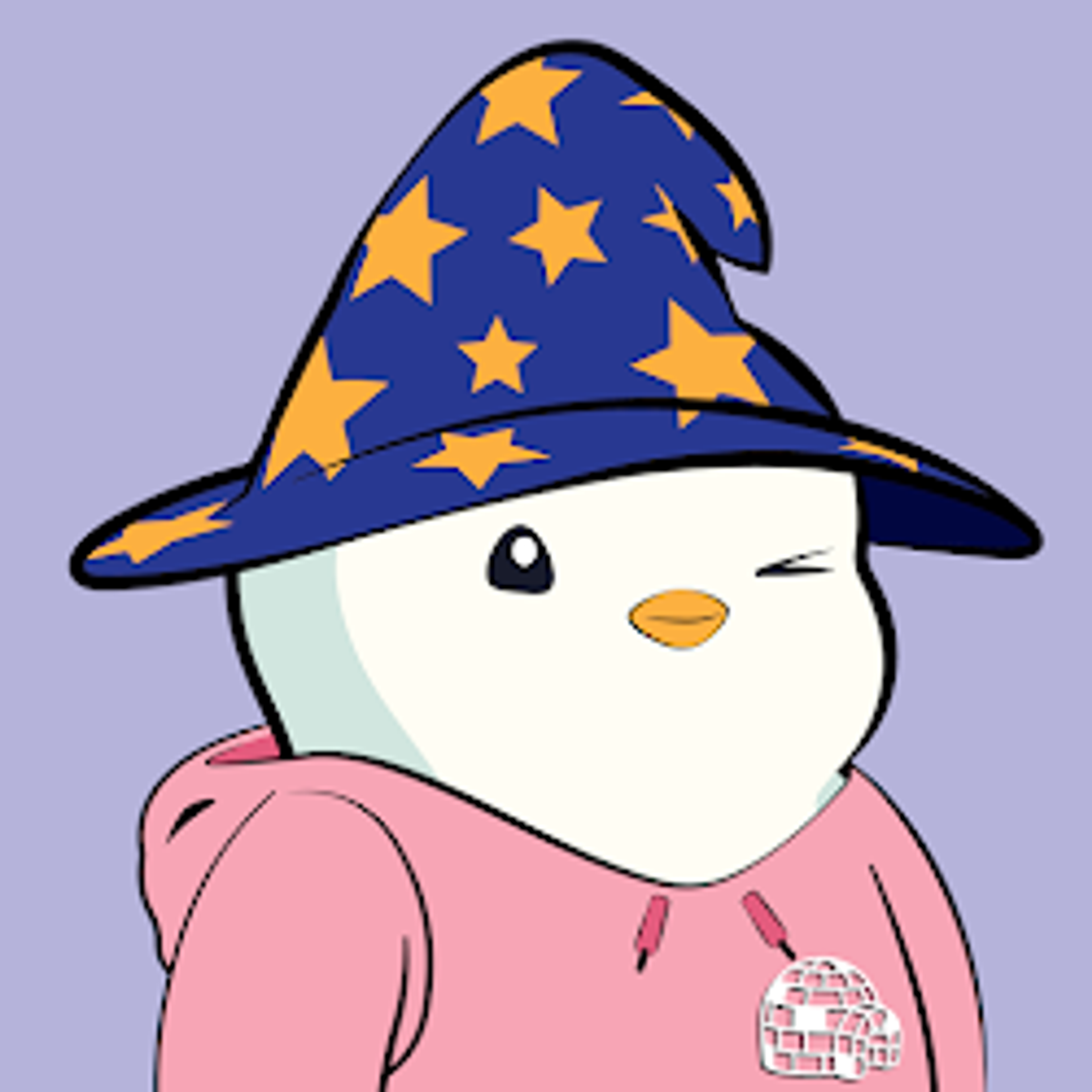 Wizard Hat Pudgy Penguins Cover